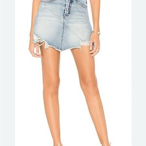 Mc Guire Izabel High Rise Denim Skirt, NWT, Size 25